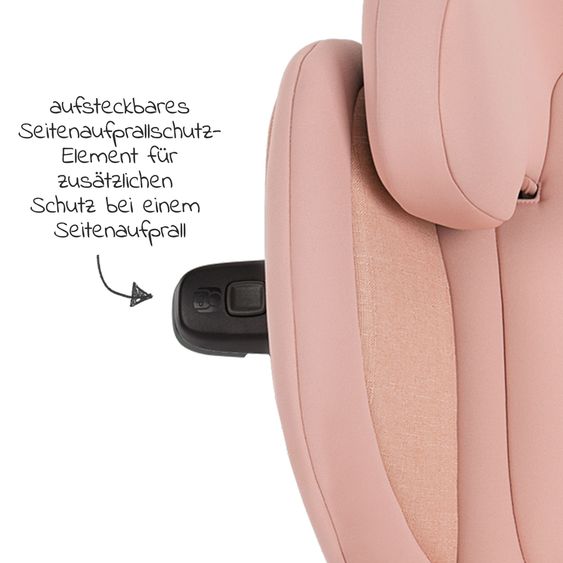 Nuna Child seat AACE LX i-Size from 3.5 years - 12 years (100 cm -150 cm) incl. Isofix - Coral