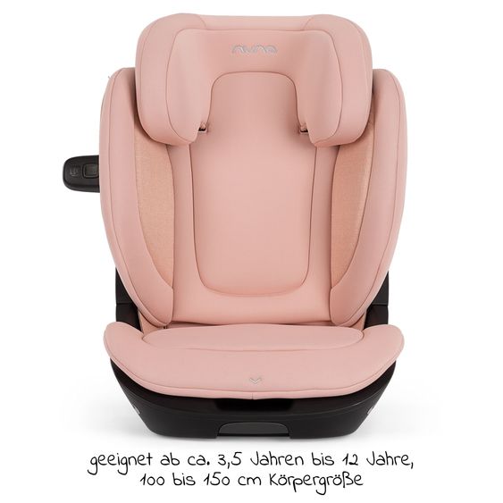 Nuna Child seat AACE LX i-Size from 3.5 years - 12 years (100 cm -150 cm) incl. Isofix - Coral
