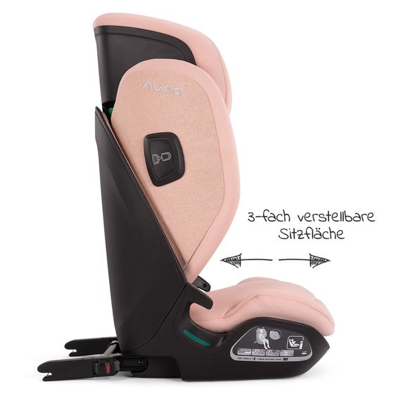 Nuna Seggiolino per bambini AACE LX i-Size da 3,5 anni a 12 anni (100 cm -150 cm) con Isofix - Coral