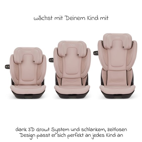 Nuna Car seat AACE Lx i-Size from 3.5 years - 12 years (100 cm - 150 cm) incl. Isofix & cupholder - Calla
