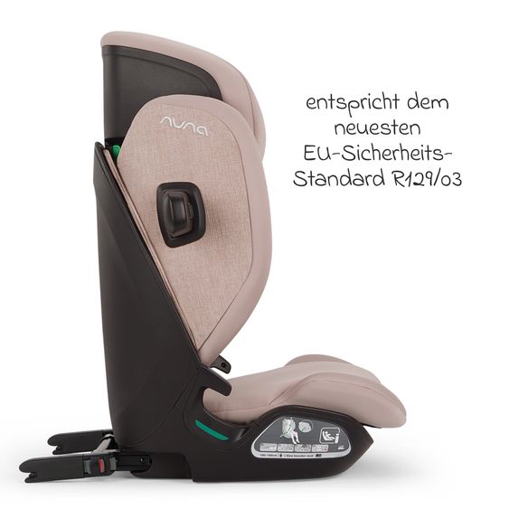 Nuna Car seat AACE Lx i-Size from 3.5 years - 12 years (100 cm - 150 cm) incl. Isofix & cupholder - Calla