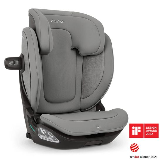 Nuna Car seat AACE Lx i-Size from 3.5 years - 12 years (100 cm - 150 cm) incl. Isofix & cupholder - Seasalt