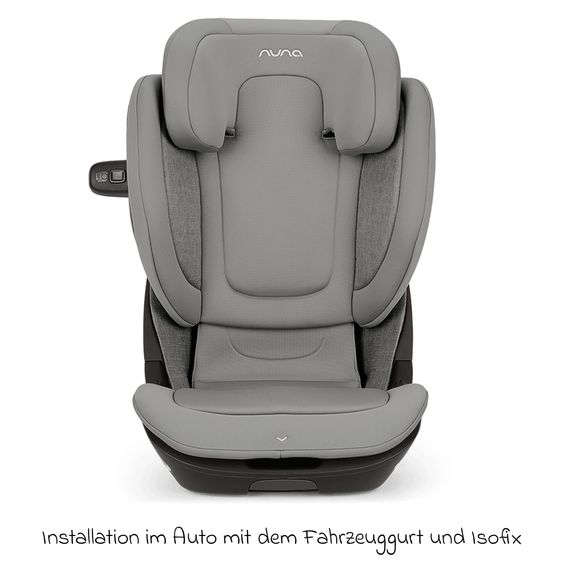 Nuna Car seat AACE Lx i-Size from 3.5 years - 12 years (100 cm - 150 cm) incl. Isofix & cupholder - Seasalt