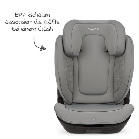 Nuna Car seat AACE Lx i-Size from 3.5 years - 12 years (100 cm - 150 cm) incl. Isofix & cupholder - Seasalt