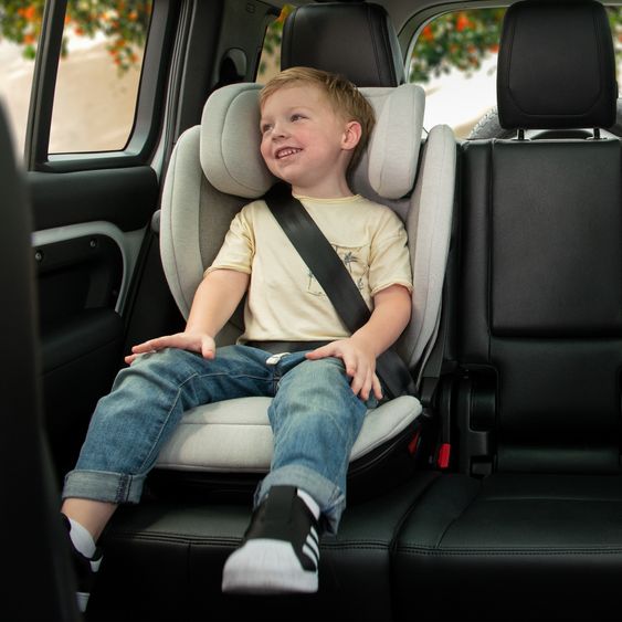 Nuna Car seat AACE Lx i-Size from 3.5 years - 12 years (100 cm - 150 cm) incl. Isofix & cupholder - Seasalt