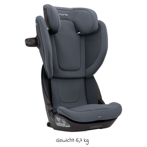 Nuna Child seat AACE LX i-Size from 3.5 years - 12 years (100 cm -150 cm) incl. Isofix - Ocean