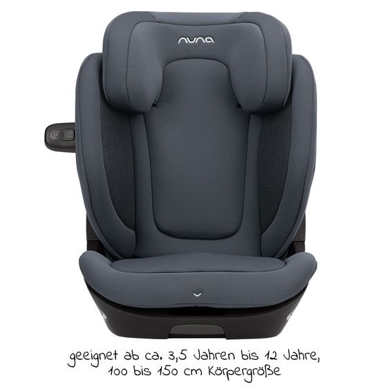 Nuna Child seat AACE LX i-Size from 3.5 years - 12 years (100 cm -150 cm) incl. Isofix - Ocean