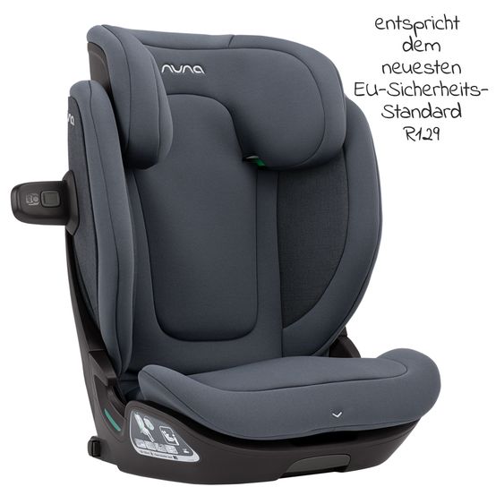 Nuna Child seat AACE LX i-Size from 3.5 years - 12 years (100 cm -150 cm) incl. Isofix - Ocean