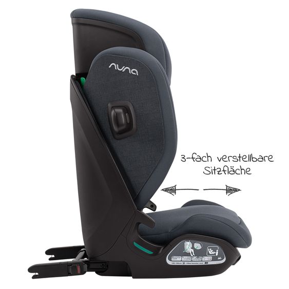 Nuna Child seat AACE LX i-Size from 3.5 years - 12 years (100 cm -150 cm) incl. Isofix - Ocean