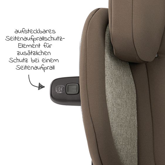 Nuna Child seat AACE LX i-Size from 3.5 years - 12 years (100 cm -150 cm) incl. Isofix - Walnut