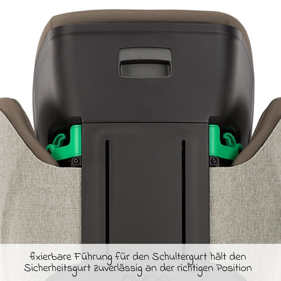 Nuna Child seat AACE LX i-Size from 3.5 years - 12 years (100 cm -150 cm) incl. Isofix - Walnut