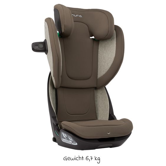 Nuna Child seat AACE LX i-Size from 3.5 years - 12 years (100 cm -150 cm) incl. Isofix - Walnut