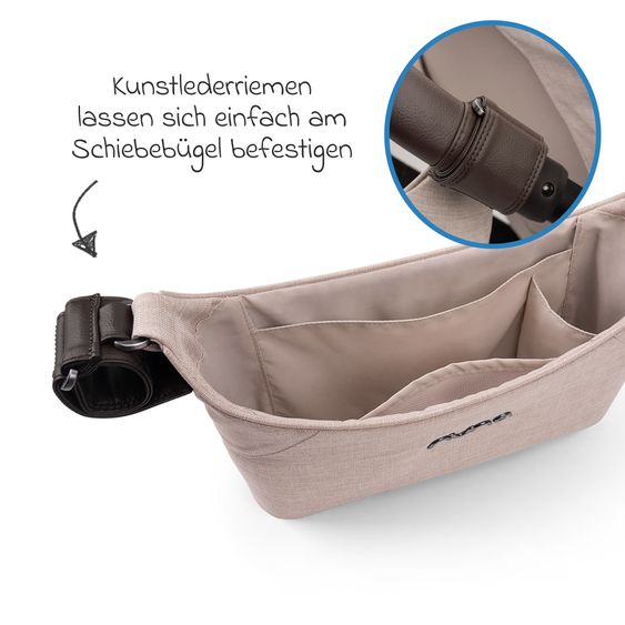 Nuna Kinderwagen-Organizer für die MIXX & Demi Series - Biscotti