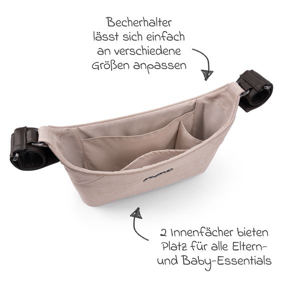 Nuna Kinderwagen-Organizer für die MIXX & Demi Series - Biscotti