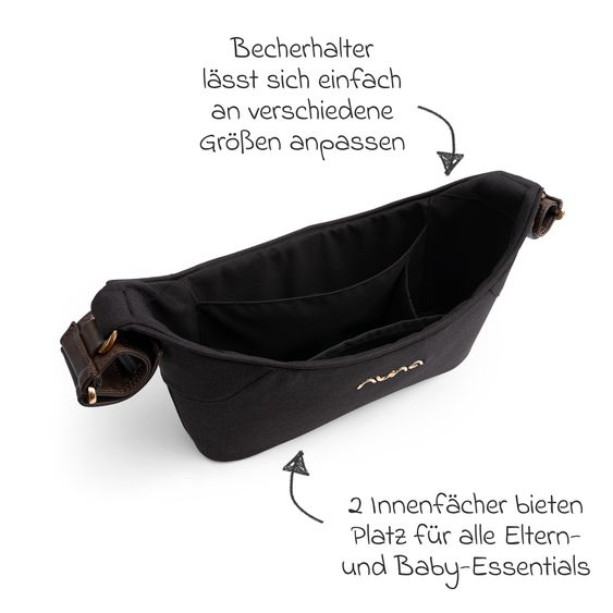 Nuna Kinderwagen-Organizer für die MIXX & Demi Series - Caviar