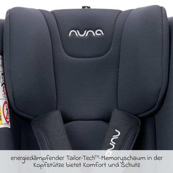 Nuna Reboarder child seat PRYM i-Size from birth - 4 years (40 cm - 105 cm) 360° rotatable, incl. Isofix base - Lake