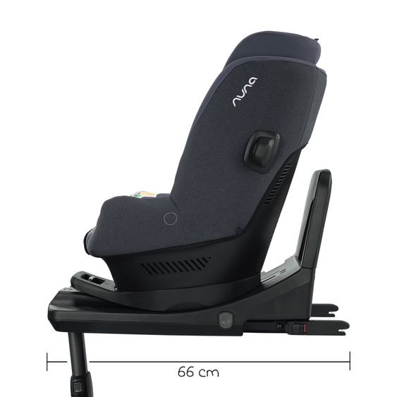 Nuna Reboarder child seat PRYM i-Size from birth - 4 years (40 cm - 105 cm) 360° rotatable, incl. Isofix base - Lake