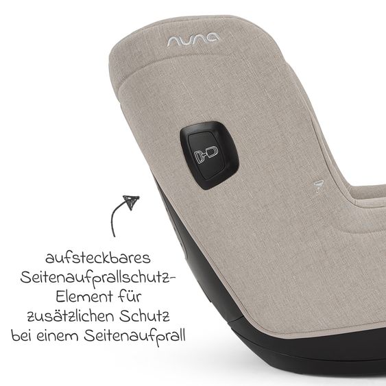 Nuna Seggiolino auto Reboarder TODL next i-Size 360° girevole dalla nascita fino a 4 anni (40 cm - 105 cm) incl. riduttore seggiolino - Chateau