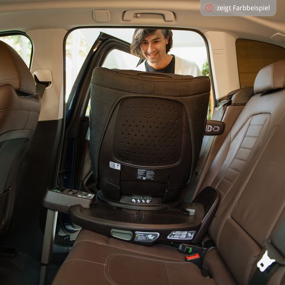 Nuna Seggiolino auto Reboarder TODL next i-Size 360° girevole dalla nascita fino a 4 anni (40 cm - 105 cm) incl. riduttore seggiolino - Chateau