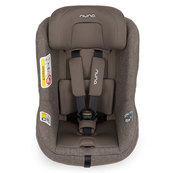 Nuna Seggiolino auto Reboarder TODL next i-Size 360° girevole dalla nascita fino a 4 anni (40 cm - 105 cm) incl. riduttore seggiolino - Castagna