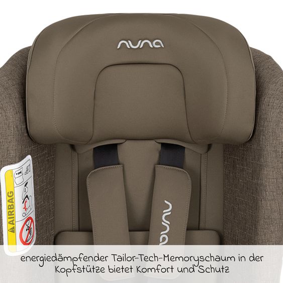 Nuna Seggiolino auto Reboarder TODL next i-Size 360° girevole dalla nascita fino a 4 anni (40 cm - 105 cm) incl. riduttore seggiolino - Pistacchio