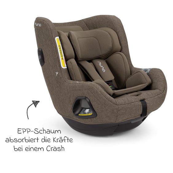 Nuna Seggiolino auto Reboarder TODL next i-Size 360° girevole dalla nascita fino a 4 anni (40 cm - 105 cm) incl. riduttore seggiolino - Pistacchio