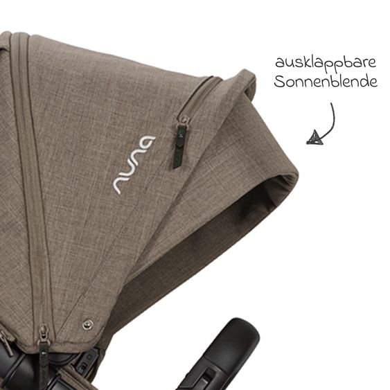 Nuna Second Sports Seat DEMI next with magnetic belt closure incl. rain cover - Pistachio
