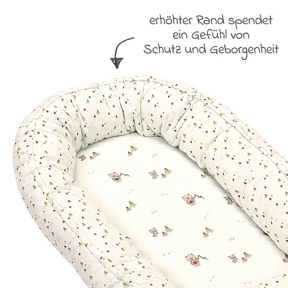 Odenwälder BabyNest the original ideal sleeping place for at home and on the go - TwoFriends - Nature