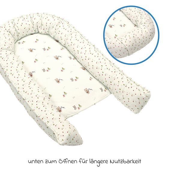 Odenwälder BabyNest das Original idealer Schlafplatz für zuhause und unterwegs - TwoFriends - Nature