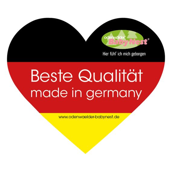 Odenwälder BabyNest Dauni down footmuff for infant carriers & carrycots - Black