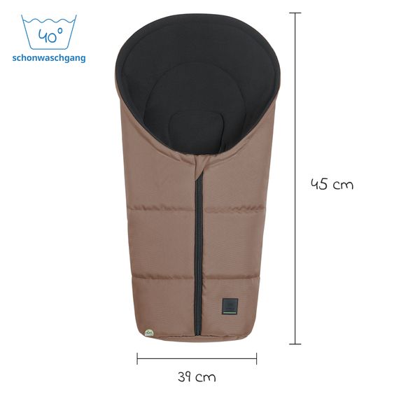 Odenwälder Fleece-Fußsack Benno für Babyschale & Babywanne - Desert Sand