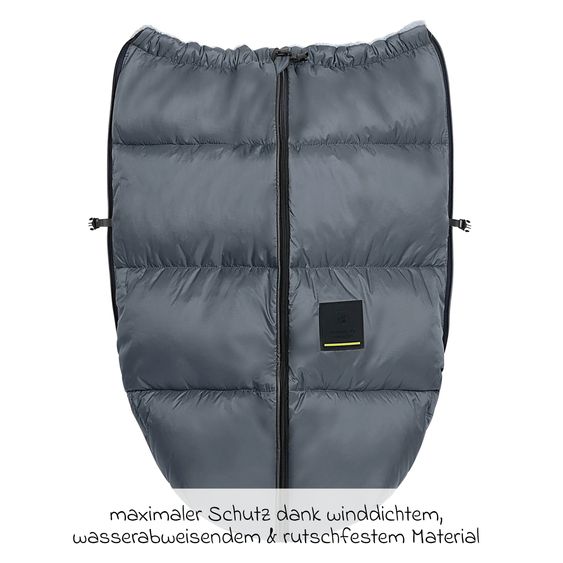Odenwälder Fußsack Cosmo - Rocky Grey