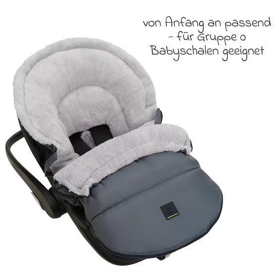 Odenwälder Fußsack Cosmo - Rocky Grey