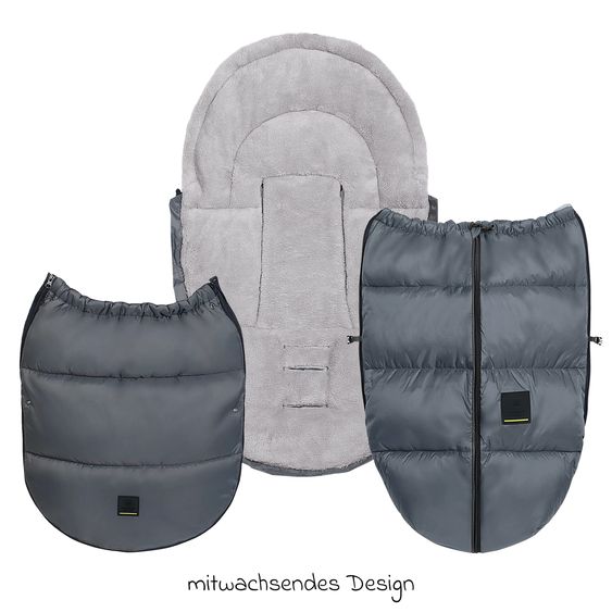 Odenwälder Fußsack Cosmo - Rocky Grey