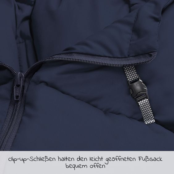 Odenwälder Mucki footmuff for infant carriers & carrycots - Navy