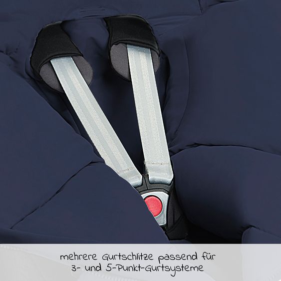 Odenwälder Mucki footmuff for infant carriers & carrycots - Navy