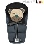 Fußsack Muckitex Mucki L-cs für Kinderwagen, Sportwagen & Buggy - Anthrazit