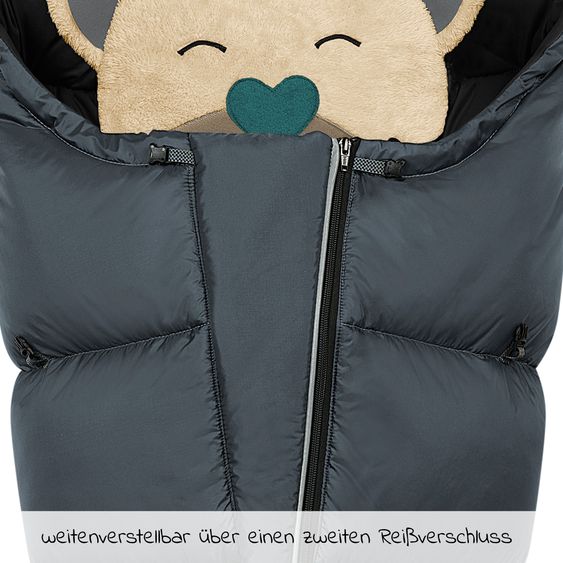 Odenwälder Fußsack Muckitex Mucki L-cs für Kinderwagen, Sportwagen & Buggy - Anthrazit
