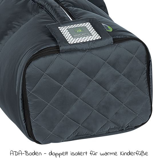 Odenwälder Fußsack Muckitex Mucki L-cs für Kinderwagen, Sportwagen & Buggy - Anthrazit