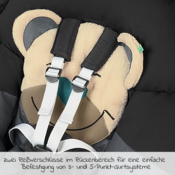 Odenwälder Fußsack Muckitex Mucki L-cs für Kinderwagen, Sportwagen & Buggy - Anthrazit