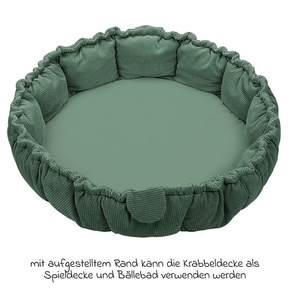 Odenwälder Krabbeldecke Nicky-Vario Kuschelnest und Krabbeldecke - Eucalyptus