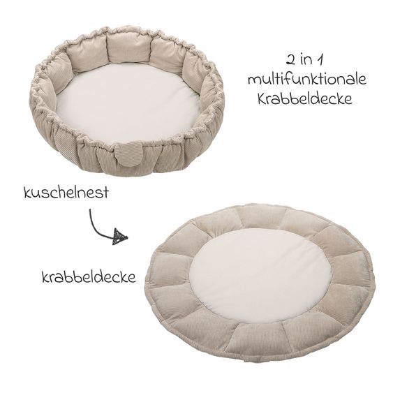 Odenwälder Krabbeldecke Nicky-Vario Kuschelnest und Krabbeldecke - Marokko