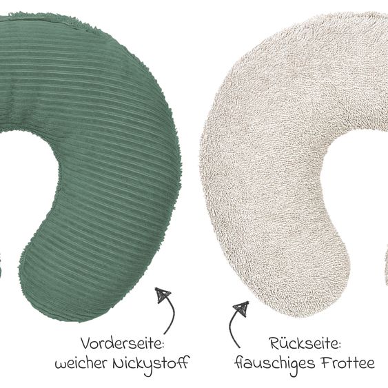 Odenwälder Nicky neck pillow - Eucalyptus