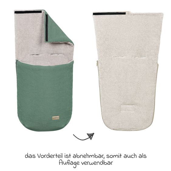 Odenwälder Steckkissen Nicky geeignet für Babyschalen, Babywanne & Tragetaschen - Eucalyptus