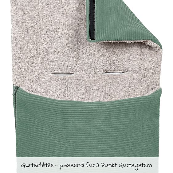 Odenwälder Steckkissen Nicky geeignet für Babyschalen, Babywanne & Tragetaschen - Eucalyptus