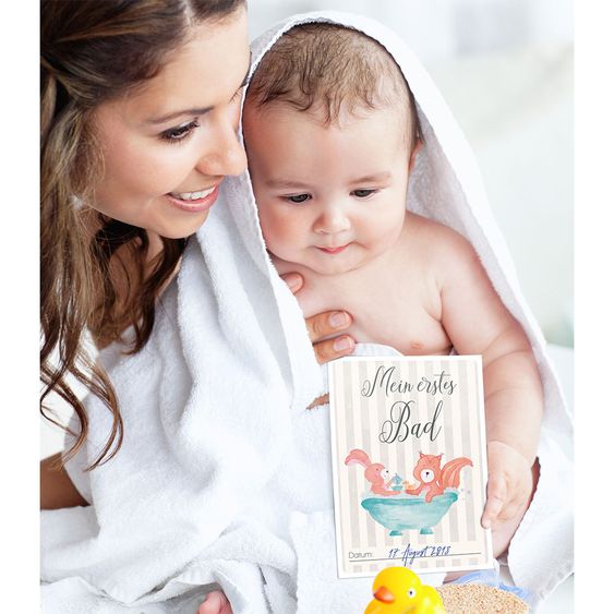 OLGS Babyartikel Baby-Meilensteinkarten - Junge