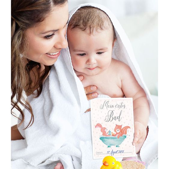 OLGS Babyartikel Baby-Meilensteinkarten - Mädchen