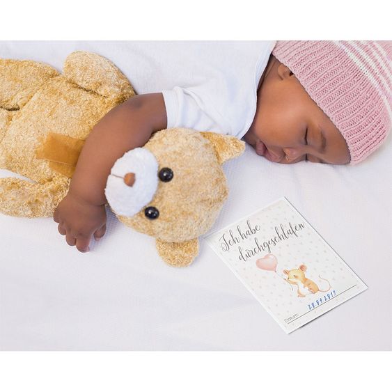 OLGS Babyartikel Baby-Meilensteinkarten - Mädchen
