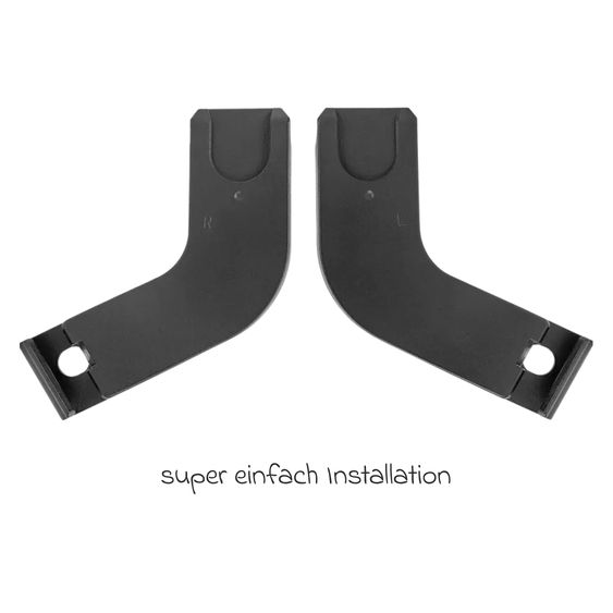 Osann Adapter für Boogy 2, für Babyschalen von Osann, Joie, Nuna, Cybex & Maxi-Cosi - Schwarz