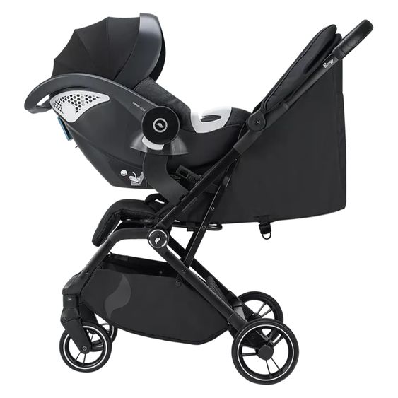 Osann Adapter für Boogy 2, für Babyschalen von Osann, Joie, Nuna, Cybex & Maxi-Cosi - Schwarz